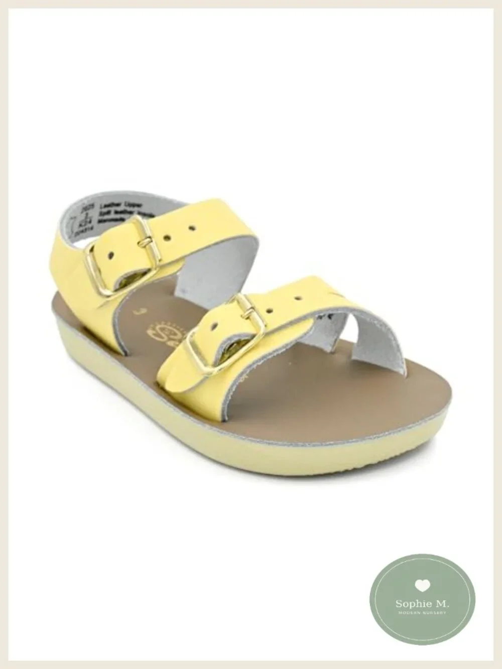 Infant Leather Sandals with Cushioned Sole - Baby's First Sandal